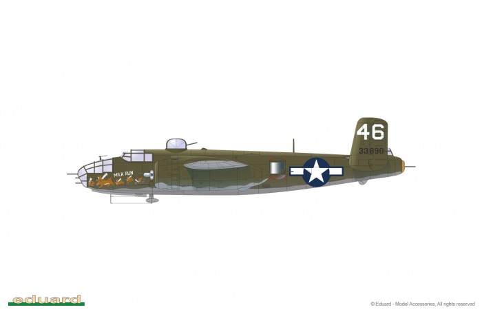 B-25J Mitchell "ANGEL OF MERCY" (1:72) - 2140