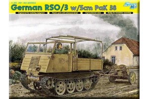 Model Kit military 6684 - GERMAN RSO/03 ARTILLERY TRACTOR w/5cm PaK 38 (SMART KIT) (1:35)