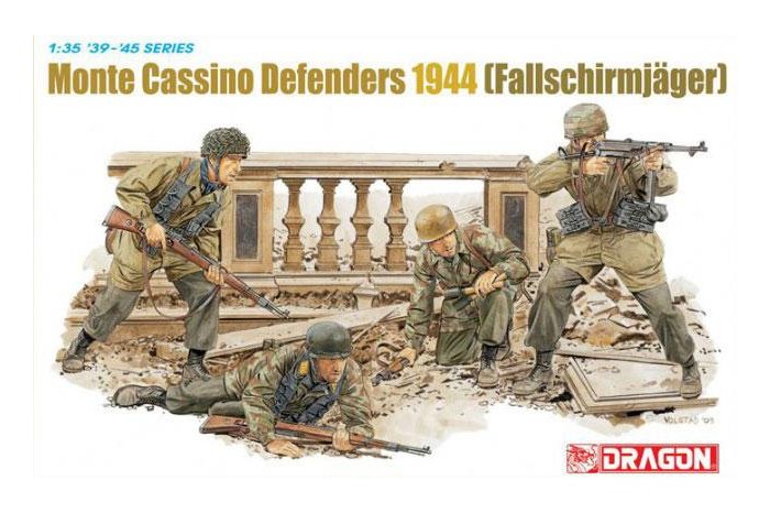 Model Kit figurky 6514 - MONTE CASSINO DEFENDERS 1944 (FALLSCHIRMJÄGER) (1:35)