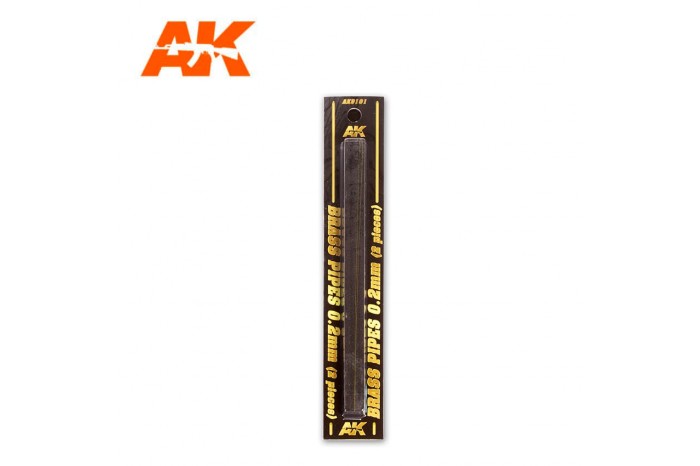 Mosazné trubičky (Brass pipes) 0,2mm (2ks) - 9101