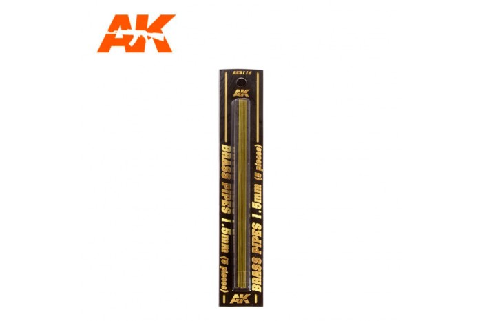 Mosazné trubičky (Brass pipes) 5x1,5mm - 9114