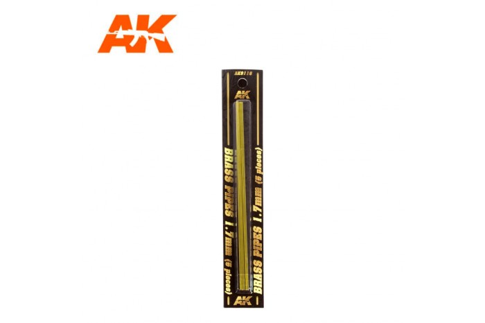 Mosazné trubičky (Brass pipes) 5x1,7mm - 9116