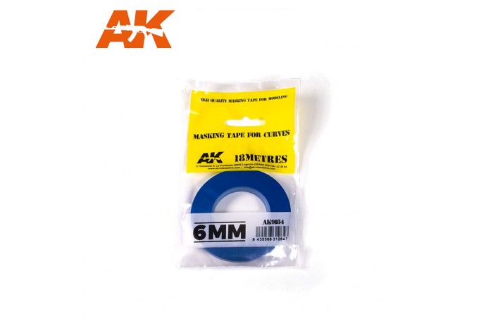 Maskovací páska na oblouky (Masking Tap For Curves) 6mm - 9184