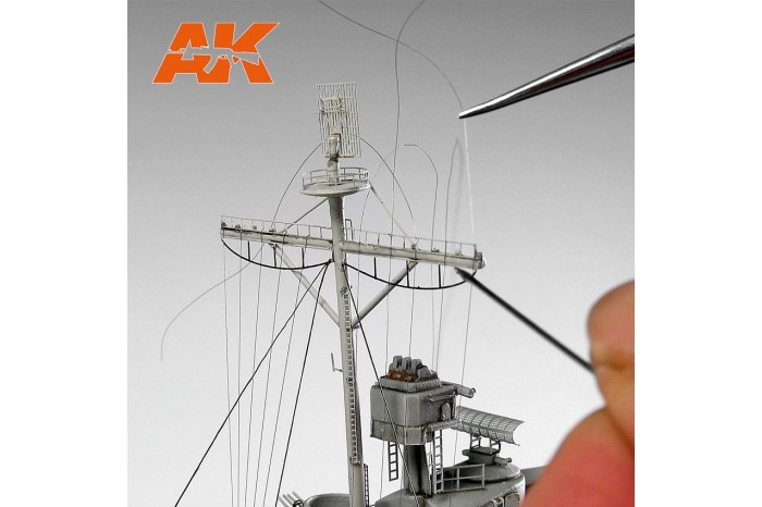 Elastická šňůra na výplety (Elastic Rigging Bobbin) 1:700+ - 9134