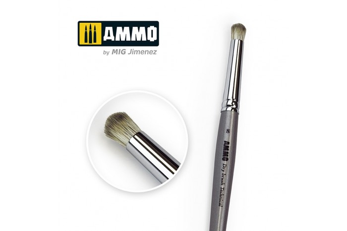 8 AMMO Drybrush Technical Brush - 8703
