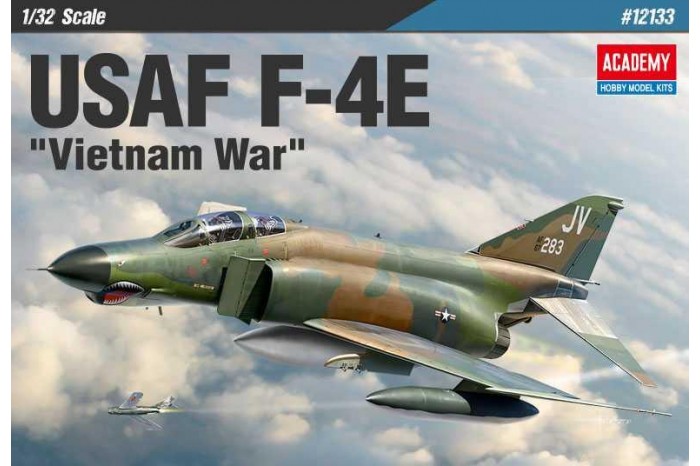 Model Kit letadlo 12133 - USAF F-4E "Vietnam War" (1:32)
