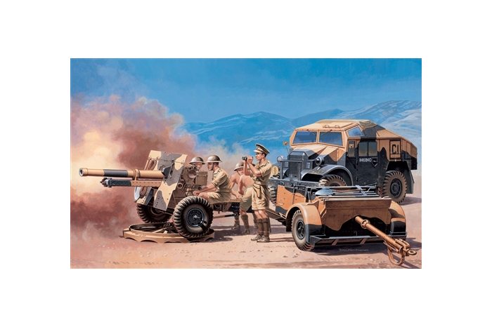 MORRIS QUAD TRACTOR. /25 PDR. GUN (1:72) - 7027