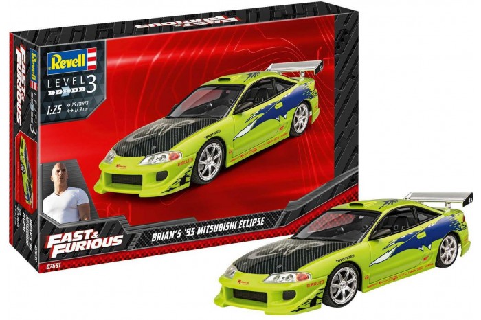 ModelSet auto 67691 - Fast & Furious Brian's 1995 Mitsubishi Eclipse (1:25)