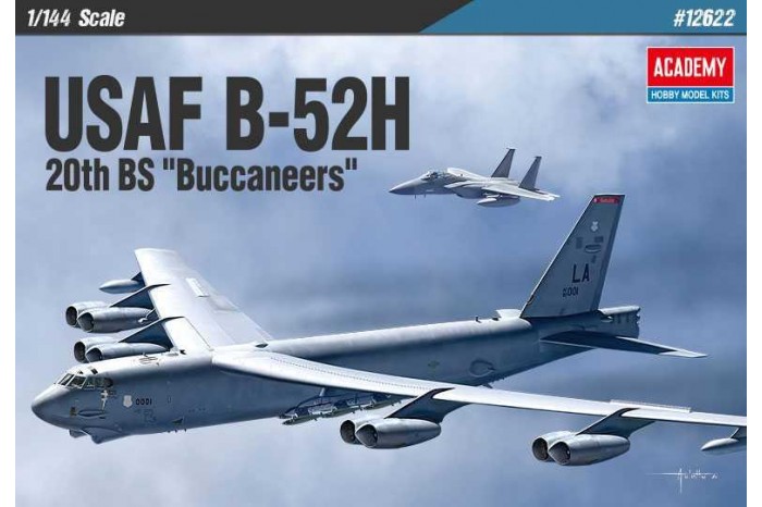 Model Kit letadlo 12622 - USAF B-52H 20th BS "Buccaneers" (1:144)