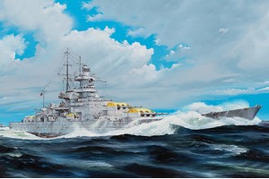 German Gneisenau Battleship (1:200) - 03714