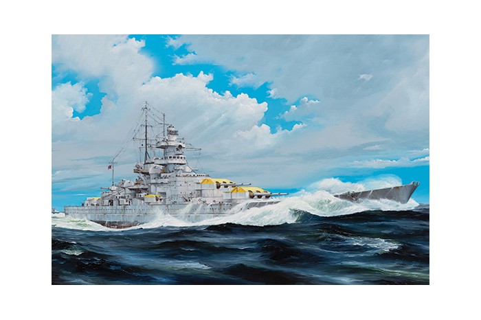 German Gneisenau Battleship (1:200) - 03714