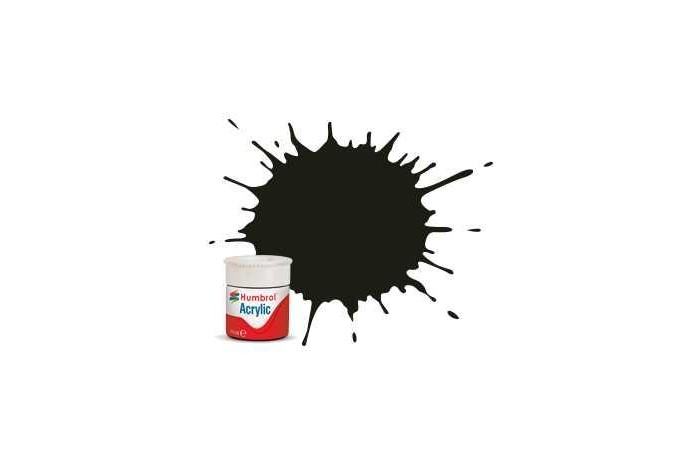 Humbrol barva akryl AB0163 - No 163 Dark Green - Satin - 12ml