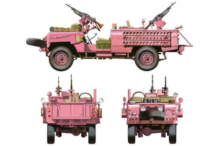 S.A.S. RECON VEHICLE "PINK PANTHER" (1:35) - 6501