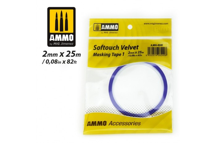 Jemná maskovací páska 2mm (SOFTOUCH VELVET MASKING TAPE) - 8240