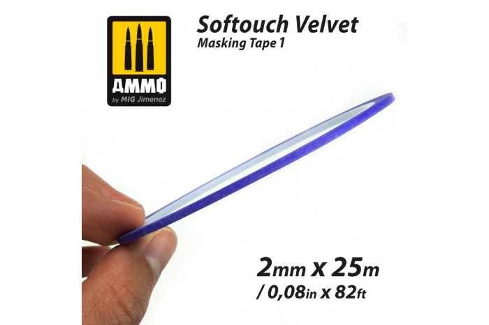 Jemná maskovací páska 2mm (SOFTOUCH VELVET MASKING TAPE) - 8240