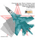 Su-34 Fullback Camouflage Paint Masks Russian Fighter-Bomber (1:48) - 48/827-060