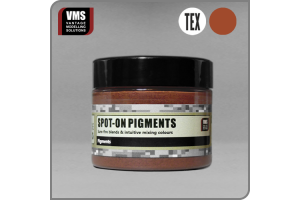 Spot-On pigment 16 - Vietnamská zem (Vietnam Red Earth) s texturou - P16
