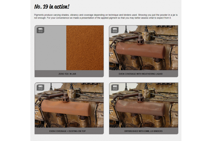 Spot-On pigment 19 - Čerstvá hrdza (Fresh Rust) - P19