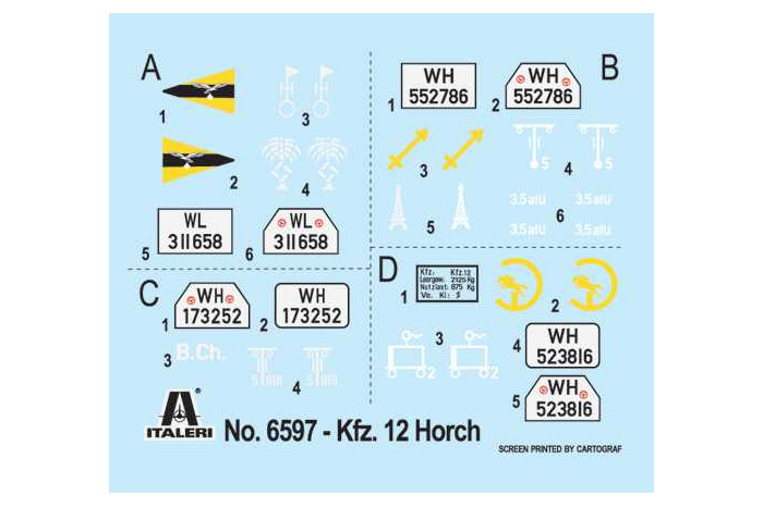 Kfz. 12 Horch 901 typ 40 frühen Ausf (1:35) - 6597