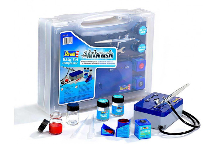 Airbrush Komplet Set 39199 - základní řada s kompresorem