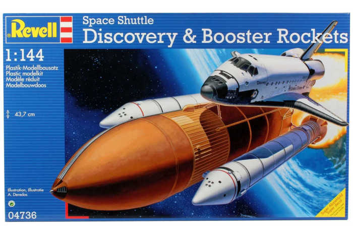 Space Shuttle Discovery+Booster Rockets (1:144) - 04736