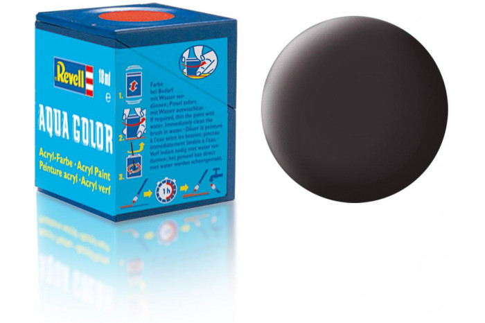 06: matná dehtově černá (tar mat) - Aqua