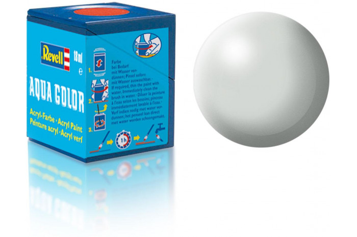 371: hedvábná světle šedá (light grey silk) - Aqua