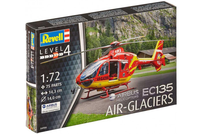 Vrtulník EC 135 Air Glaciers (1:72) - 04986