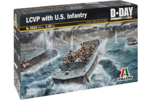 LCVP with US INFANTRY (1:35) - 6524