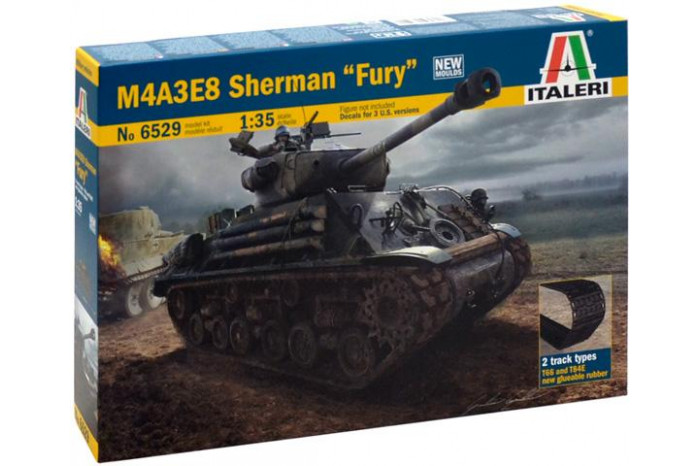 M4A3E8 SHERMAN "Fury" (1:35) - 6529