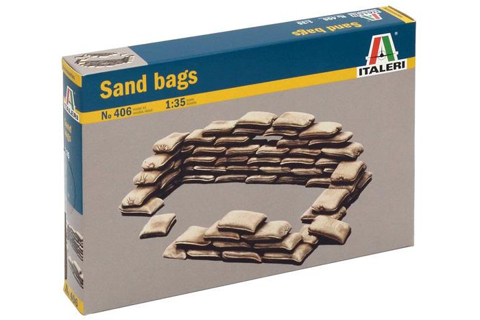 Model Kit doplňky 0406 - SANDBAGS (1:35)