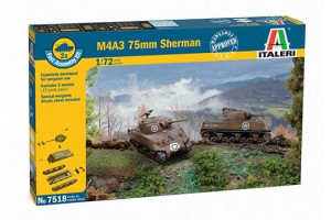 Fast Assembly tanky 7518 - M4A3 75 mm SHERMAN (1:72)