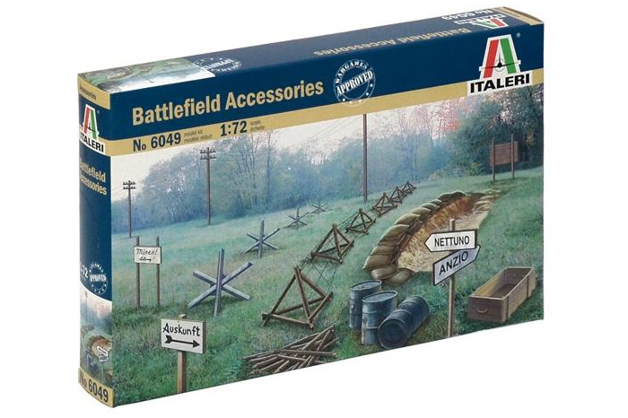 WWII - BATTLEFIELD ACCESSORIES (1:72) - 6049