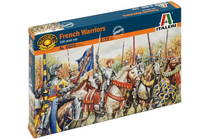 FRENCH WARRIORS (100 YEARS WAR) (1:72) - 6026