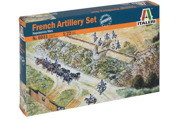 FRENCH ARTILLERY SET (NAP.WARS) (1:72) - 6031