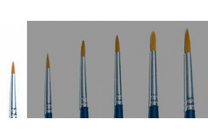 Okrúhly syntetický štetec (veľkosť 000) - 52201