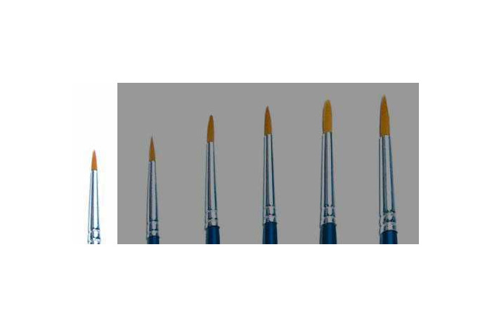 Okrúhly syntetický štetec (veľkosť 000) - 52201