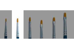 Plochý syntetický štětec (velikost 00) - 52222