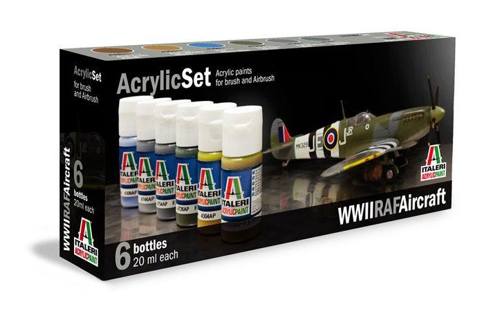 Sada 432AP: WWII RAF AIRCRAFT 6 ks - akryl