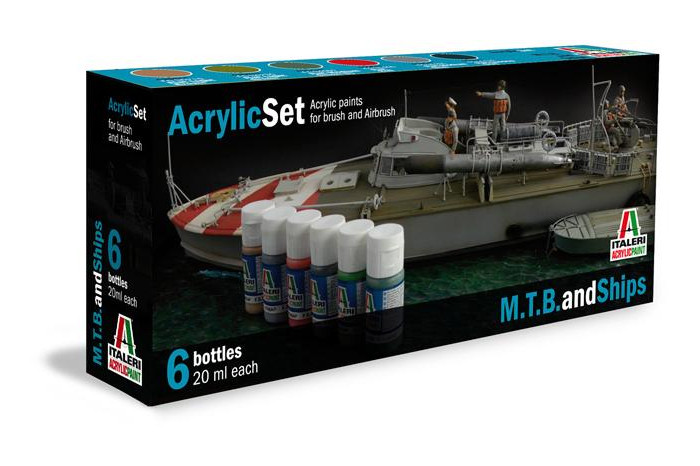 Sada 434AP: M.T.B. and SHIPS 6 ks - akryl