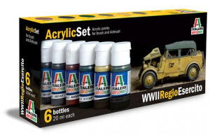 Sada 441AP: WWII REGIO ESERCITO 6 ks - akryl