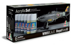 Sada 444AP: R.A.F. / ROYAL NAVY II 6 ks - akryl