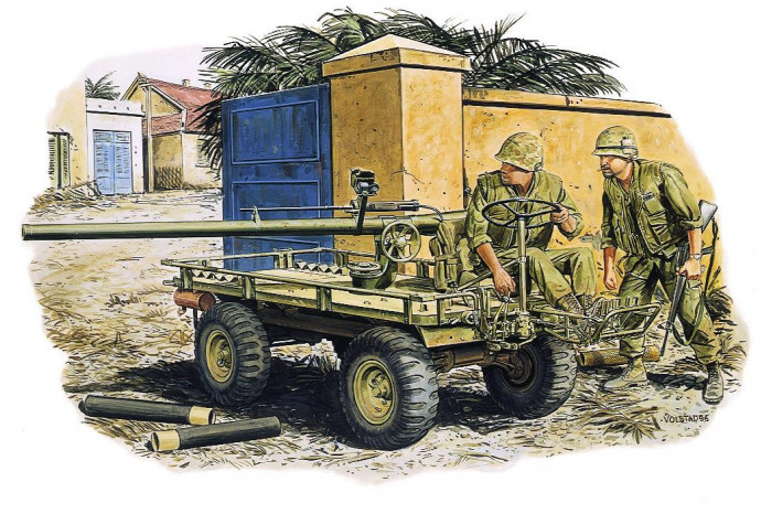 M274 MULE w/106mm R.R. & CREW (HUE CITY 1968) (1:35) - 3315