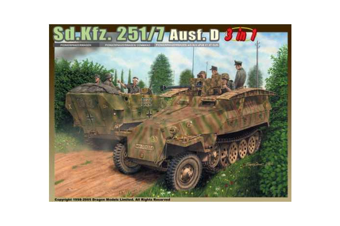 Sd.Kfz.251/7 Ausf.D PIONIERPANZERWAGEN (3 IN 1) (1:35) - 6223
