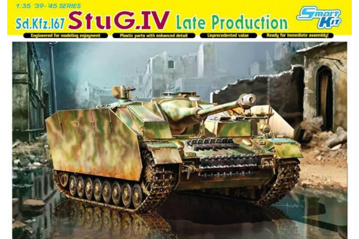 Model Kit military 6612 - Sd.Kfz.167 StuG.IV Late Production (Smart Kit) (1:35)