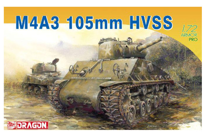M4A3 105mm HVSS (1:72) - 7313