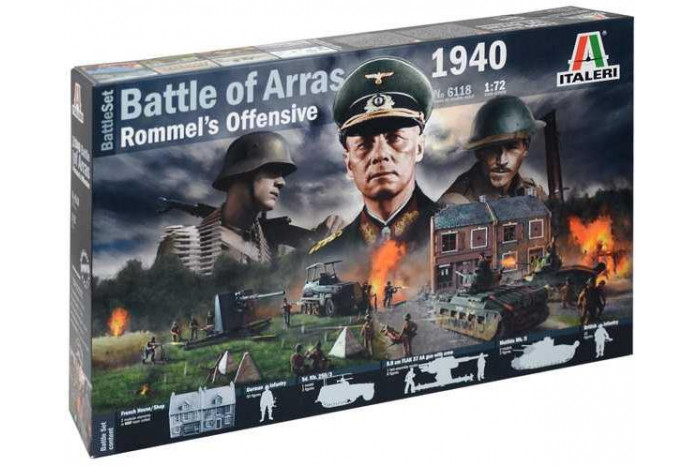 WWII BATTLESET - Battle of Arras 1940 - Rommel's Offensive (1:72) - 6118
