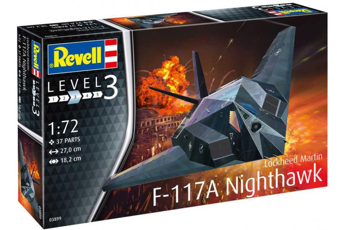 Lockheed Martin F-117A Nighthawk Stealth Fighter (1:72) - 03899