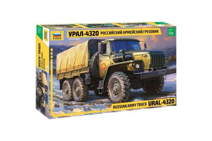 RUSSIAN ARMY TRUCK URAL 4320 (1:35) - 3654