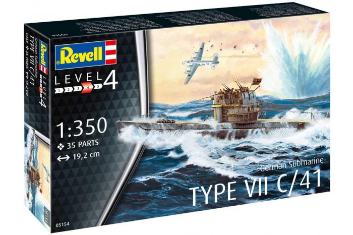 German Submarine Type VII C/41 (1:350) - 05154